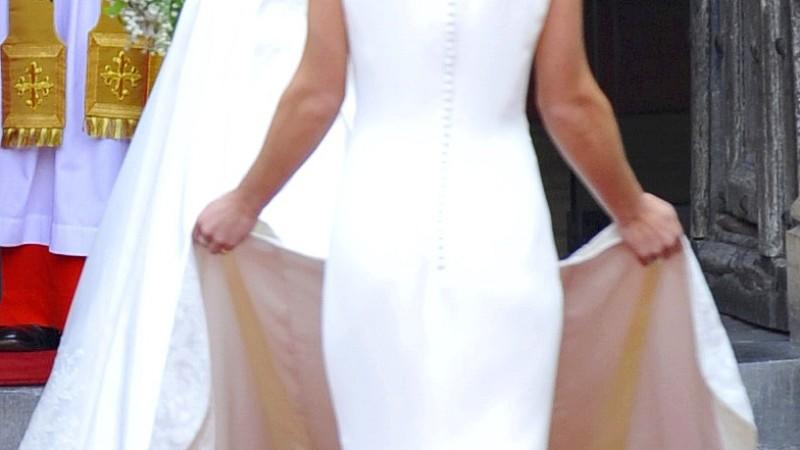 Der berühmte PIppa-Po bei der Hochzeit ihrer Schwester Kate Middleton mit Prinz William