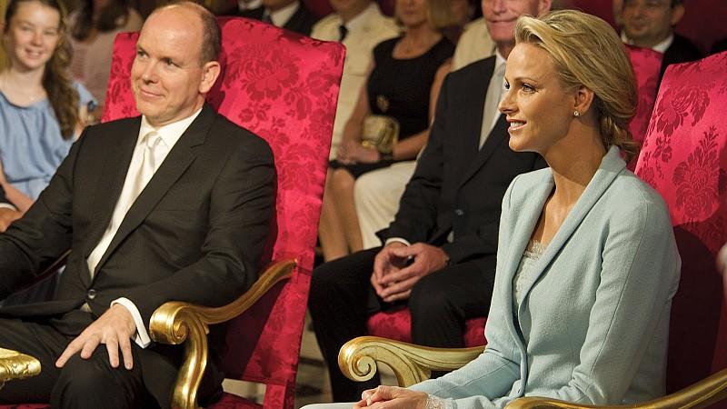 Fürst Albert und Charlene Wittstock sind Mann und Frau