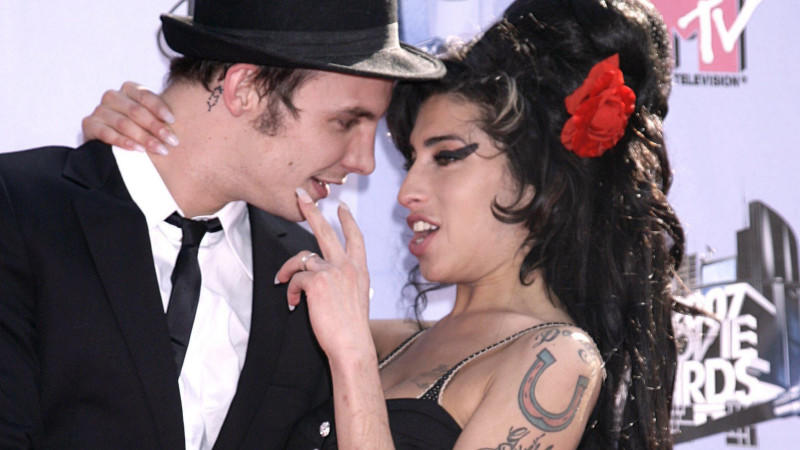 Amy Winehouse und Blake Fielder-Civil bei den MTV Movie Awards 2007.
