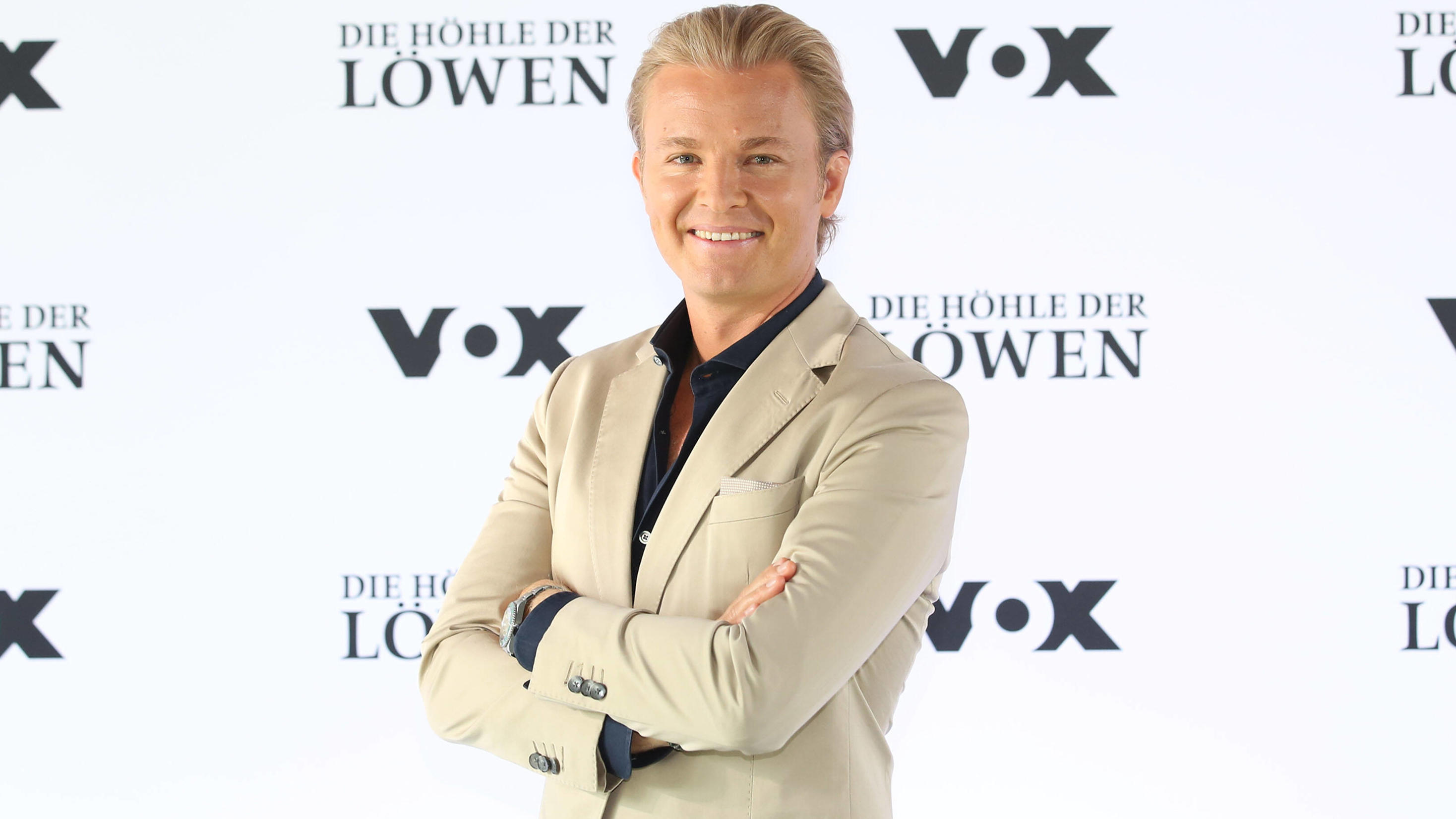 Nico Rosberg beim Pressetermin zur 8. Staffel von „Die Höhle der Löwen“.