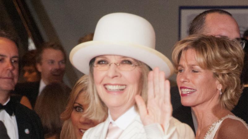 Richard Gere Und Diane Keaton In The Making Of