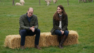 William und Kate: Royale Traktor-Fahrt auf dem Bauernhof