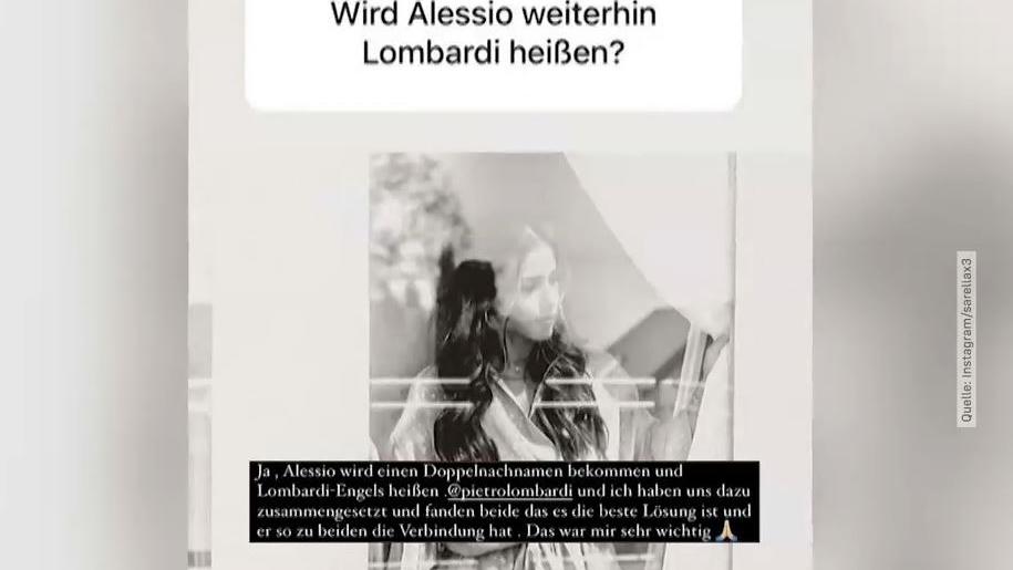 Sarah erklärt auf Instagram, wie Söhnchen Alessio zukünftig heißen wird. 