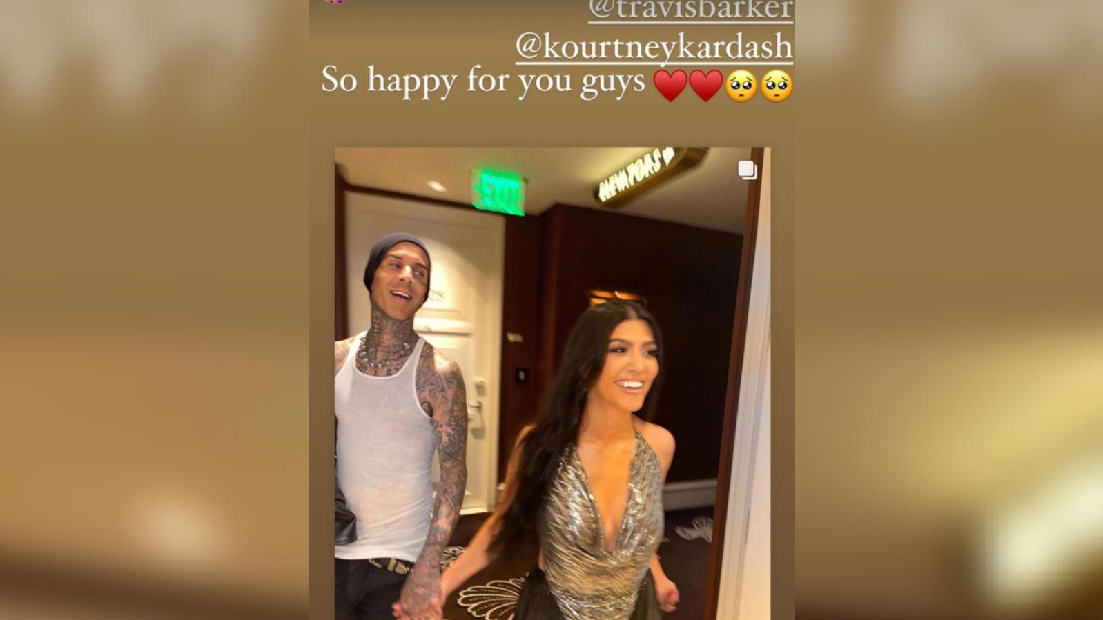 Kourtney Kardashian Blitz Verlobung Mit Travis Barker In Las Vegas