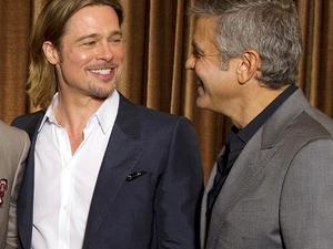 George Clooney und Brad Pitt bleiben Freunde