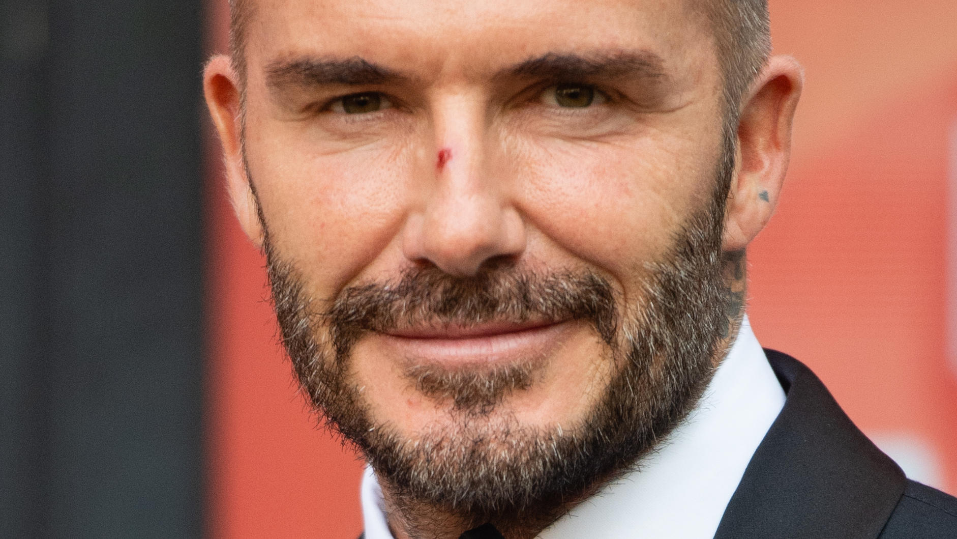 David Beckham mit auffällig glatter Stirn bei den "Who Cares Wins Awards" in London im September 2021.