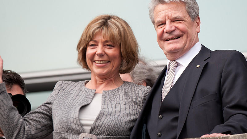 Joachim Gauck und Partnerin Daniela Schadt