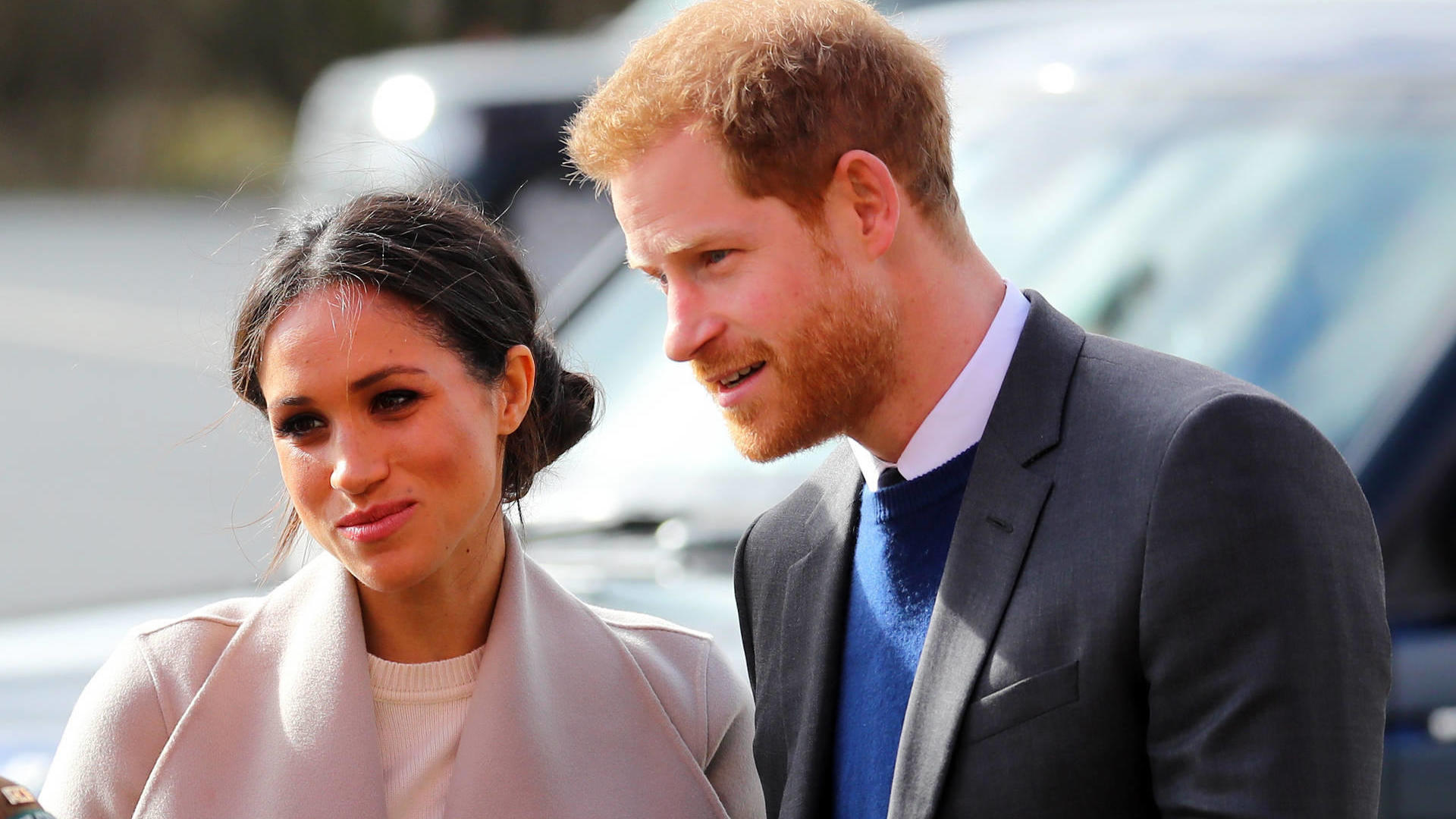 Prince Harry and Meghan Markle visit the Eikon Centre in Lisburn, where they attend an event to mark the second year of youth-led peace-building initiative Amazing the Space during their visit to Northern Ireland.Featuring: Prince Harry, Meghan Markl
