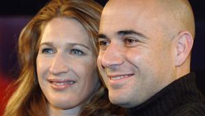 Hier feuern Steffi Graf und Andre Agassi ihren Sohn an 