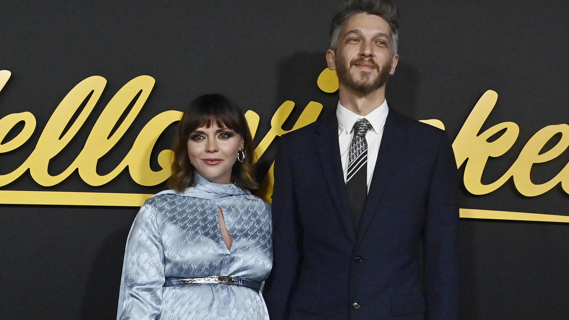  Cast member Christina Ricci and her husband Mark Hampton attend the premiere of Showtime s dramatic horror thriller TV series Yellowjackets at the Hollywood Legion Post 43 in Los Angeles on Wednesday, November 10, 2021. Storyline: A team of wildly t