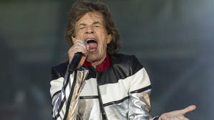 Sir Mick Jagger fing auf der 'No Filter'-Tournee mit dem ...