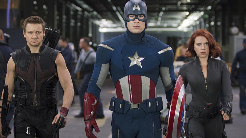 Hawkeye, Captain America und Black Widow