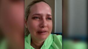 Sarah Knappik weint um die Ukraine