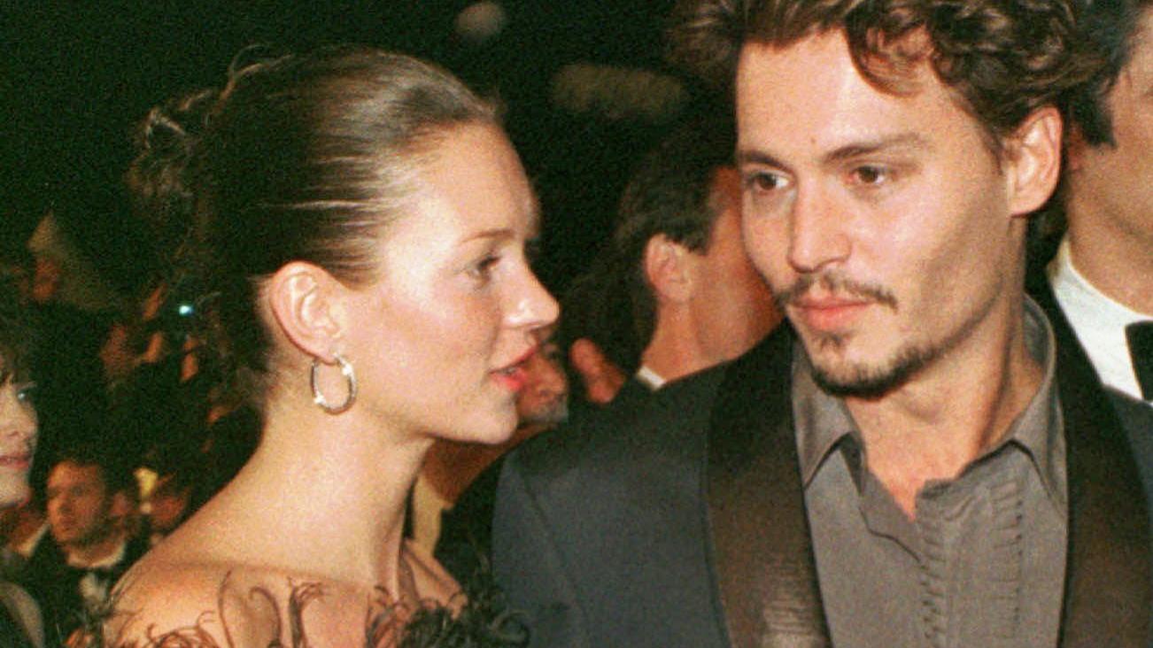 Johnny Depp und Kate Moss waren in den Neunzigern ein Paar.