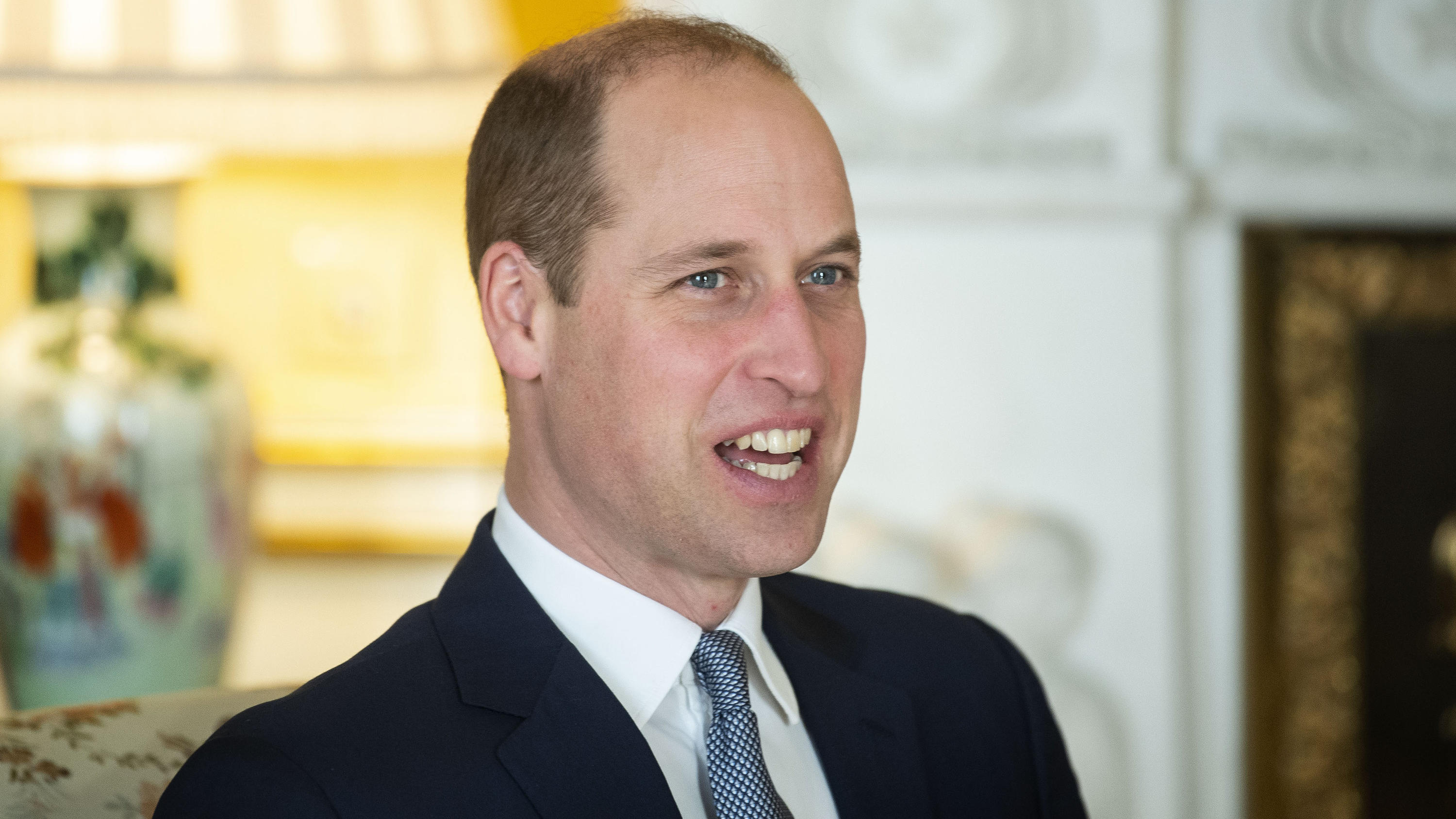 ARCHIV - 20.01.2020, Großbritannien, London: Prinz William, Herzog von Cambridge, nimmt im Rahmen des eintägigen Afrika-Gipfels «UK-Africa Investment Summit 2020» an einer Audienz mit dem ghanaischen Präsidenten teil. Prinz William feiert am 21.06.20