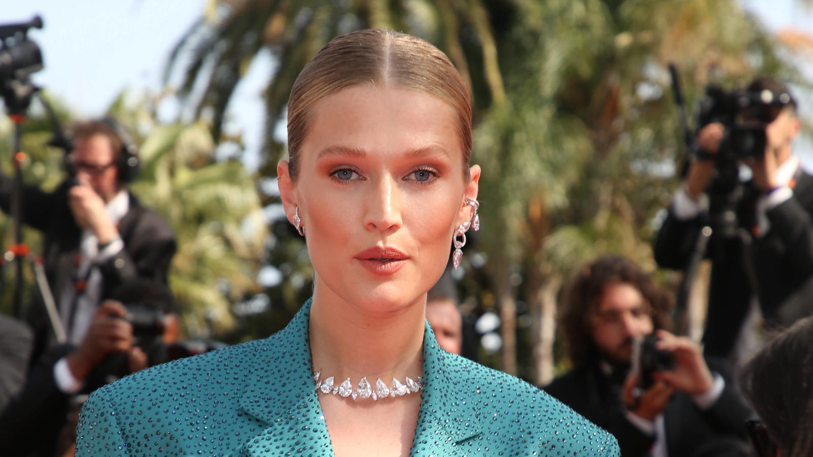  May 21, 2022, Cannes, France: Toni Garrn attends the screening of Triangle Of Sadness during the 75th annual Cannes film festival at Palais des Festivals. CANNES FRANCE - ZUMA Sad 20220521_zea_s181_085 Copyright: xImagespacex