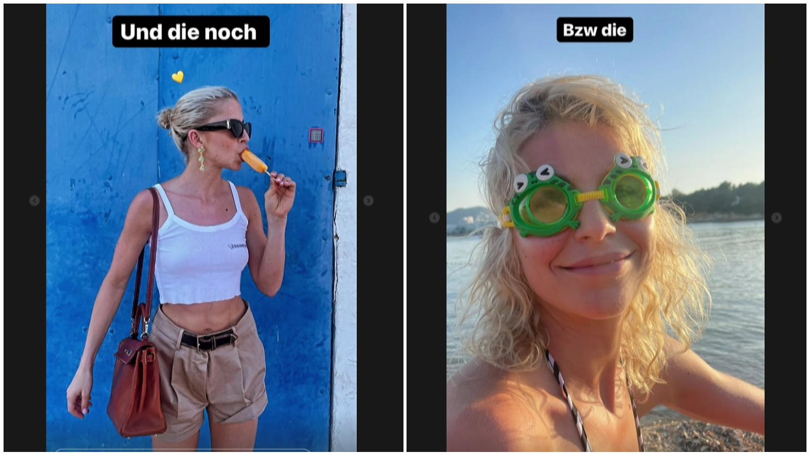 Tommi Schmitt teilt Urlaubsfotos von Freundin Caro Daur.