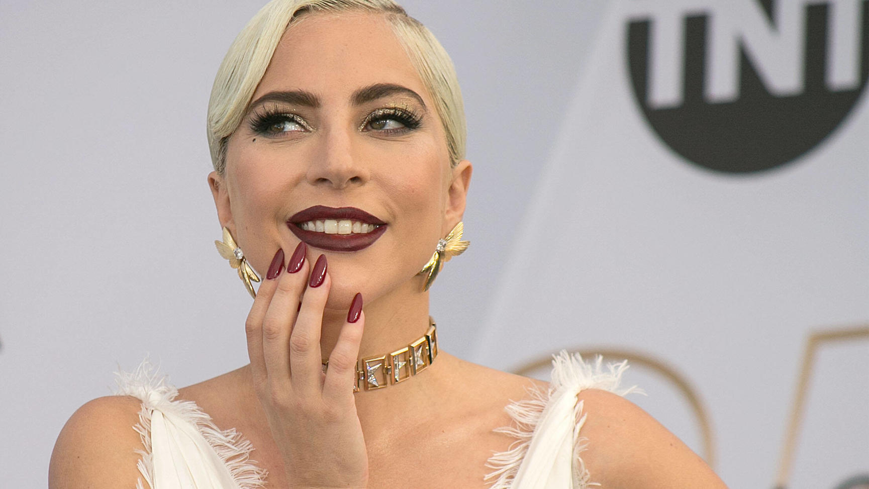  February 26, 2021, Los Angeles, California, USA: Lady Gaga offers $500,000 for return of dogs after thief steals them and shoots dog walker identified as Ryan Fischer. FILE PHOTO: Lady Gaga at the red carpet of the 25th Annual Screen Actors Guild Aw