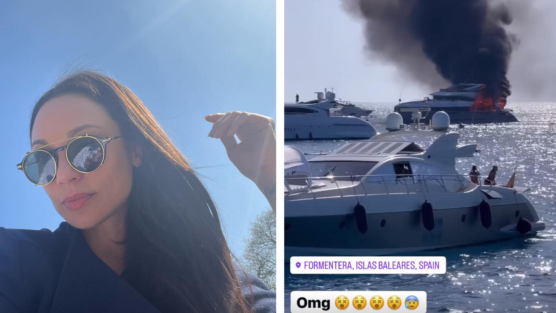 Lilly Becker hautnah dabei: Luxusyacht vor Formentera steht in Flammen