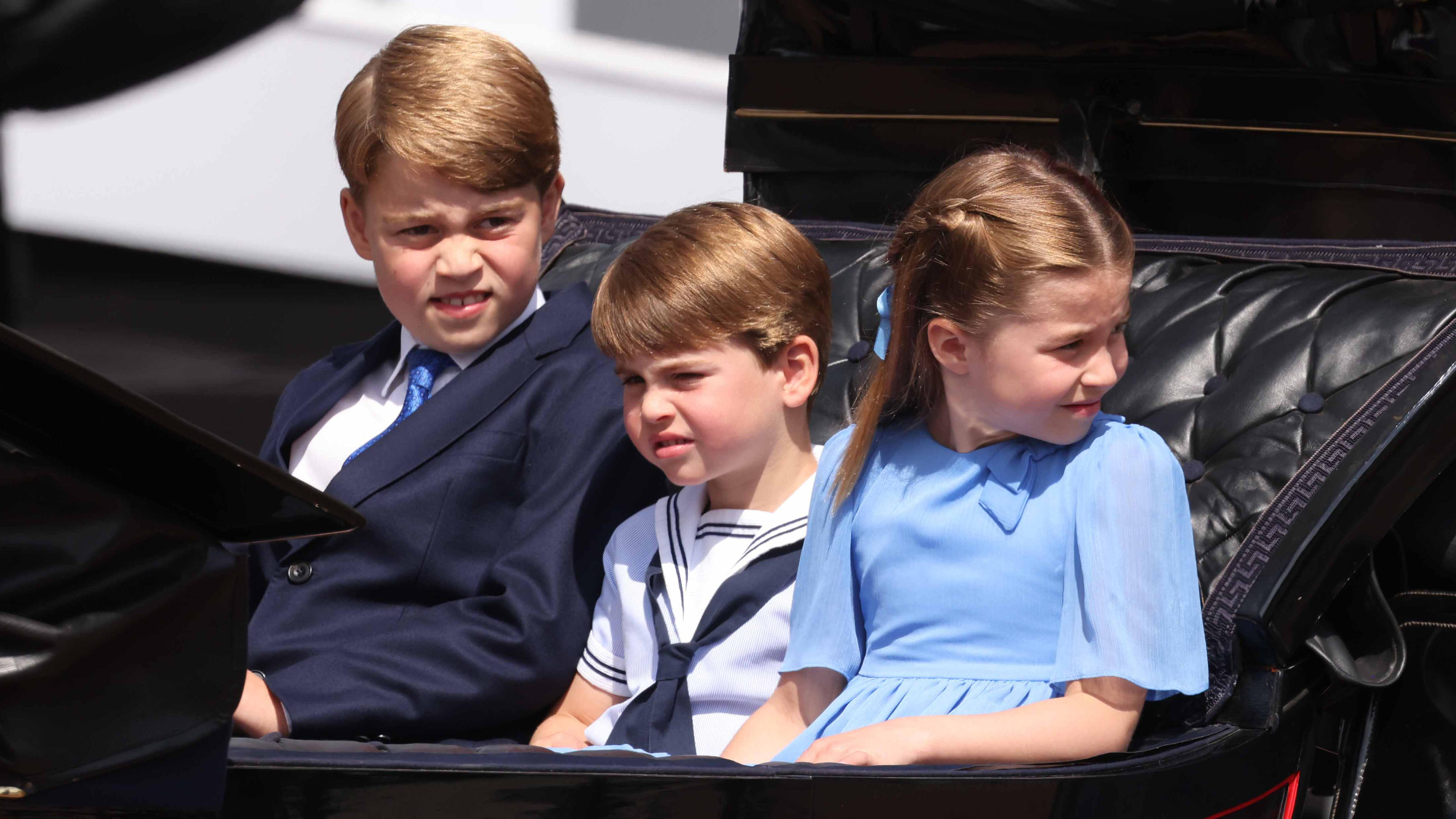 Prinz George, Prinz Louis and Prinzessin Charlotte 