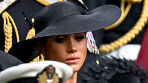 Meghan liefen Tränen übers Gesicht