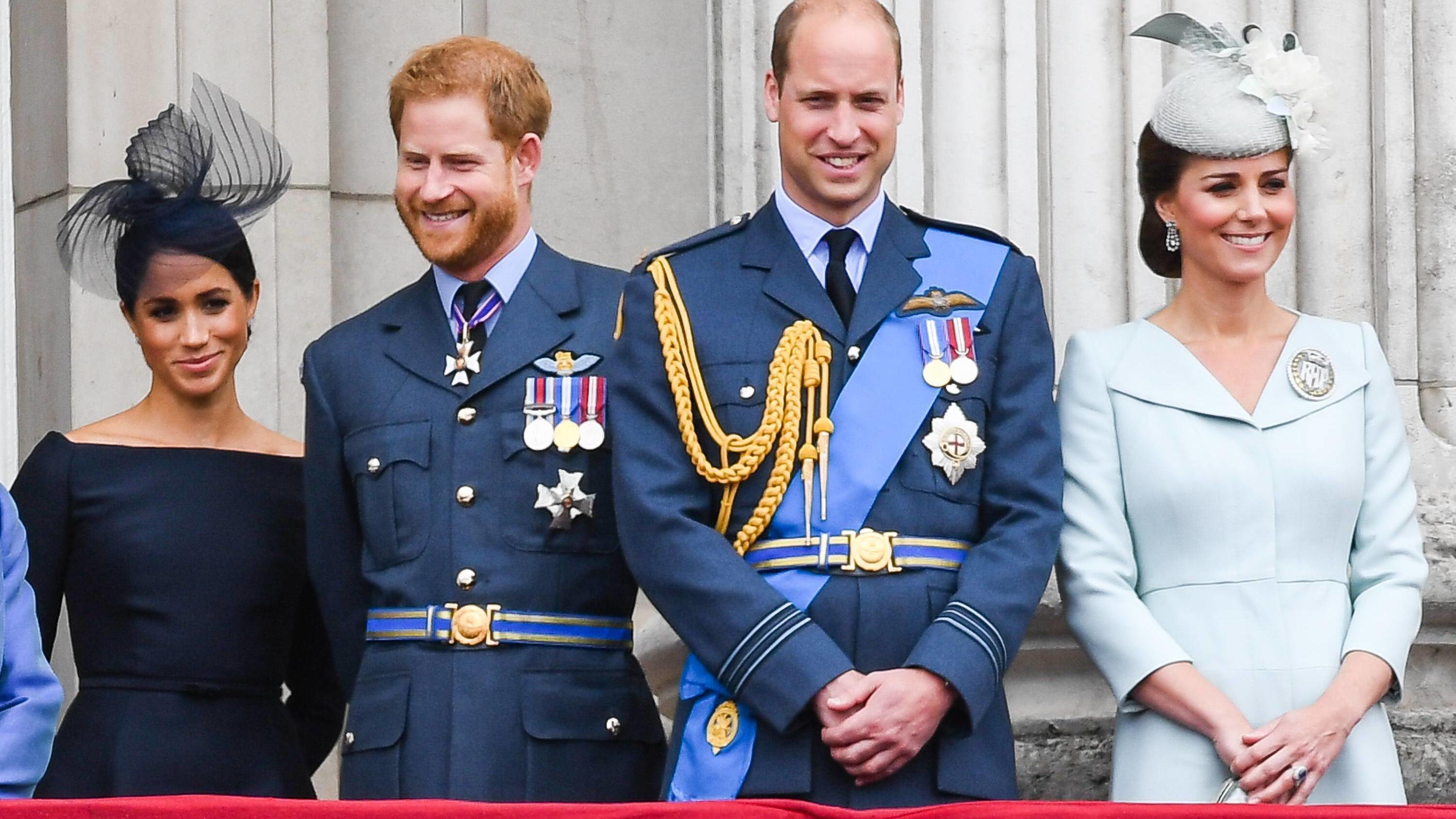 Herzogin Meghan, Prinz Harry, Prinz William und Prinzessin Kate verstehen sich heute nicht mehr so gut 