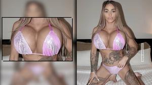  Katie Price schockiert mit Mega-Busen