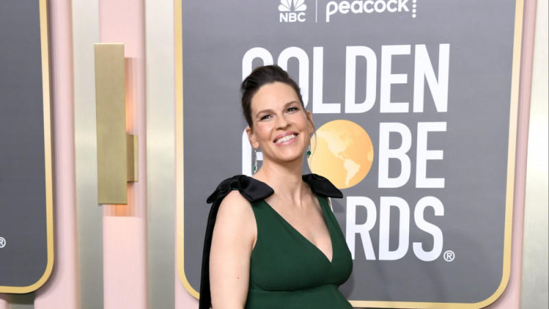 Hilary Swank is gushing about her pregnancy