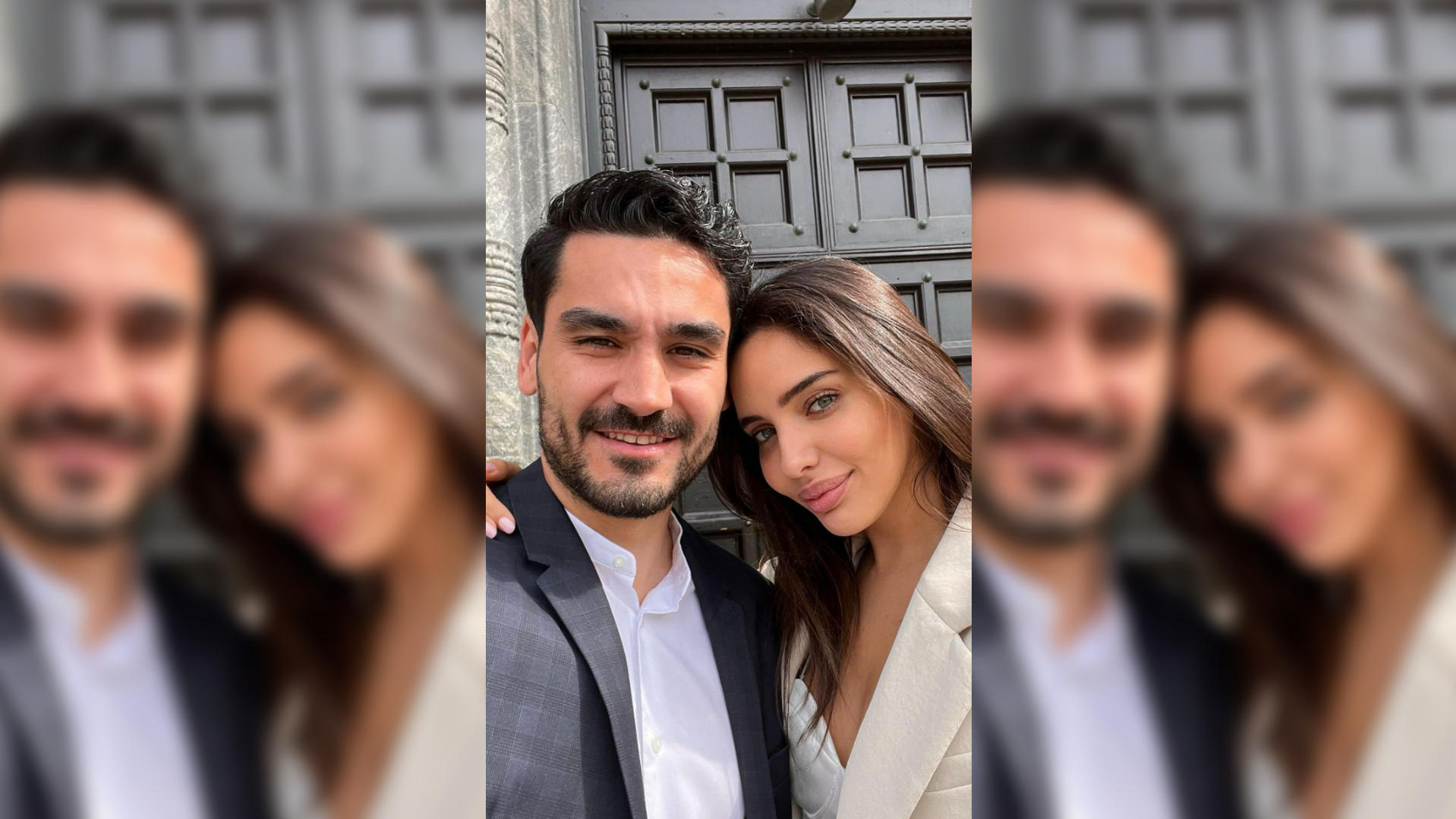 Selfie von Sara und Ilkay Gündogan.