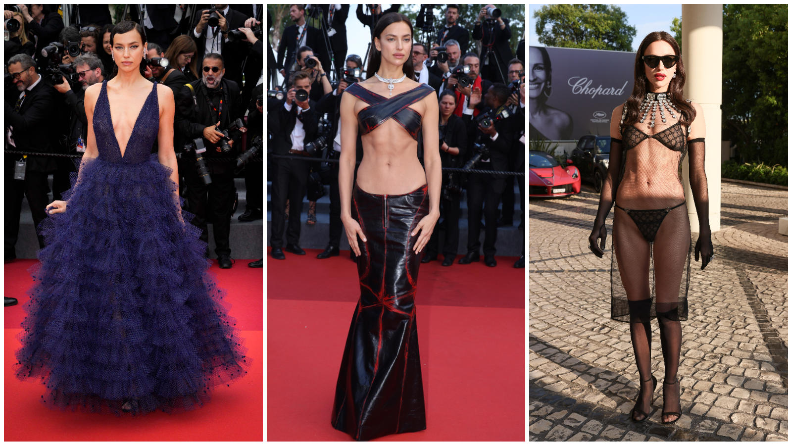 Irina Shayk polarisiert in Cannes mit ihren sexy Outfits.