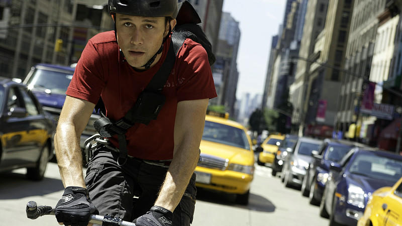 Joseph Gordon-Levitt spielt in 'Premium Rush' einen New Yorker Fahrradkurier.