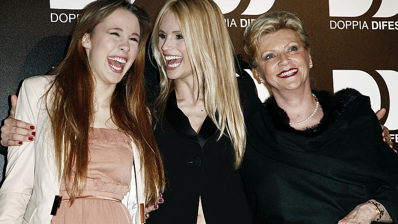 Tochter Aurora, Mama Michelle Hunziker und Oma Ineke