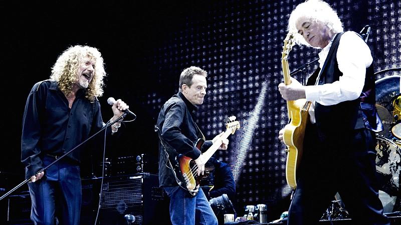 Led Zeppelin wiedervereint auf der Bühne