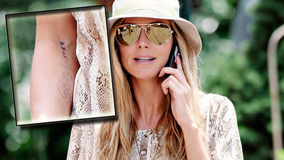 Heidi Klum: Tattoo für Seal soll endlich weg