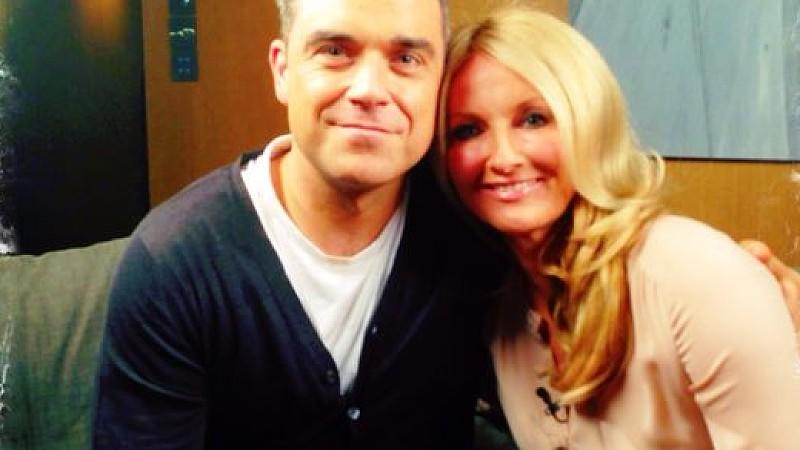 Robbie Williams und Frauke Ludowig