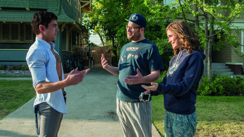 Zac Efron, Seth Rogen und Rose Byrne in 'Bad Neighbors'.