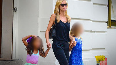 Heidi Klums Töchter tragen schon High Heels