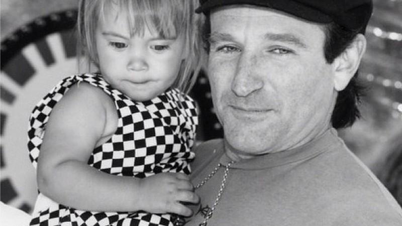 Süße Erinnerung: Robin Williams mit seiner Tochter Zelda.