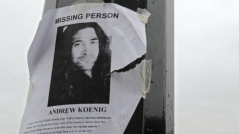 Vermisster Andrew Koenig ist tot
