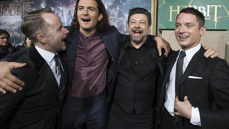 Die Stars von 'Der Hobbit: Die Schlacht der fünf Heere' feiern auf dem roten Teppich