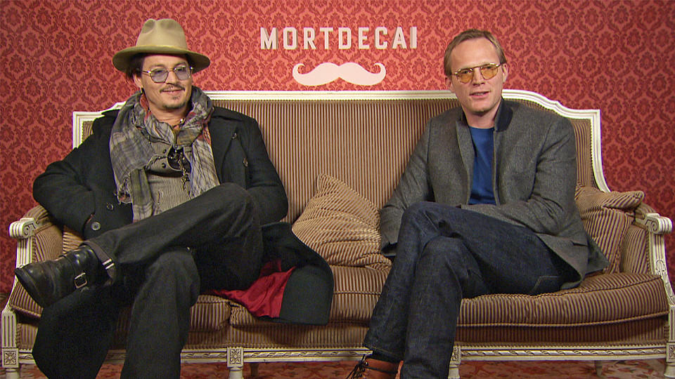 Johnny Depp kam nach Berlin, um seinen neuen Film 'Mortdecai' vorzustellen.