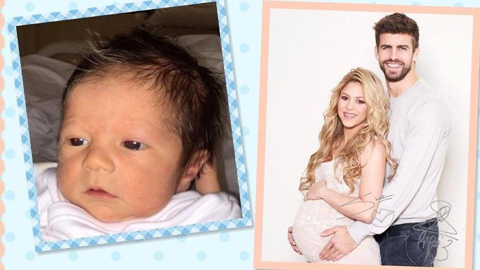 Shakira und Gerard Piqué zeigen das erste Babyfoto von Söhnchen Sasha