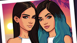 Kim Kardashians Stiefschwestern mit eigenem Handy-Spiel