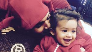 Erstes gemeinsames Foto: Chris Brown und seine Tochter