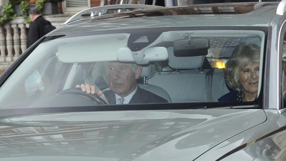 Carol und Pippa Middleton sowie Prinz Charles und Camilla besuchen das Royal Babye