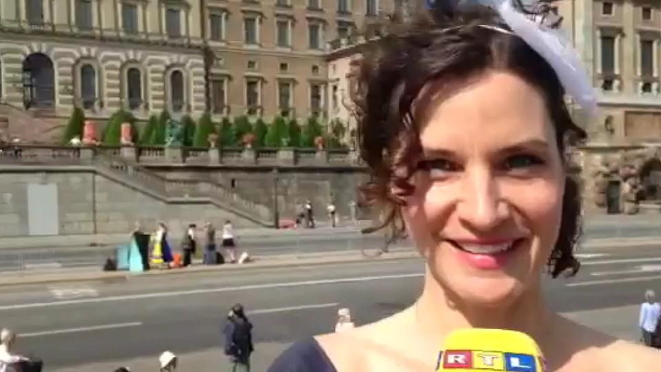 Unsere Reporterin Tanja Jehde berichtet live aus Stockholm von der Hochzeit