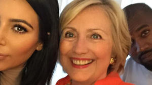 Kim Kardashian: Selfie mit Hillary Clinton