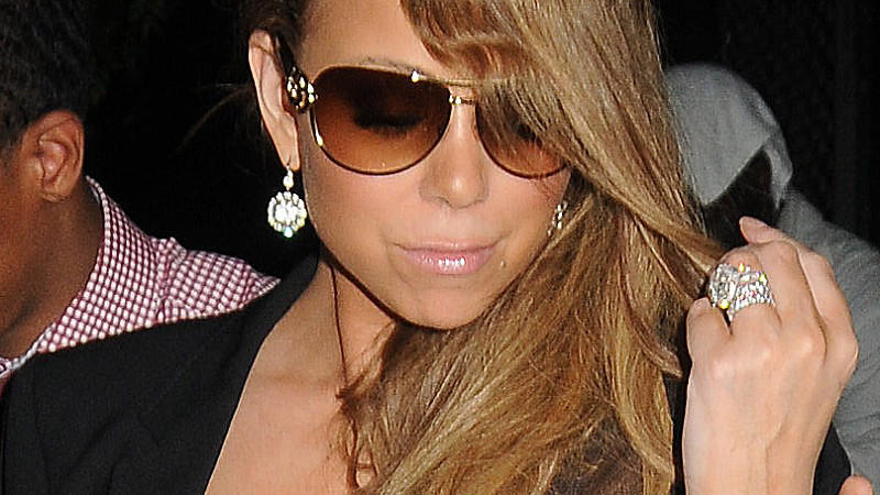 Mariah Carey and Nick Cannon depart The Eldridge nightclub in NYC.