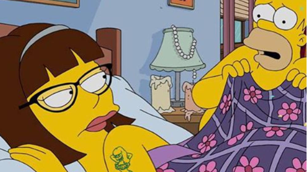Lena Dunham landet mit Homer Simpson im Bett