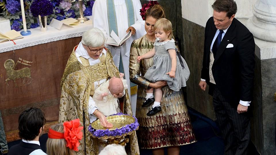 Prinz Nicolas von Schweden wurde getauft